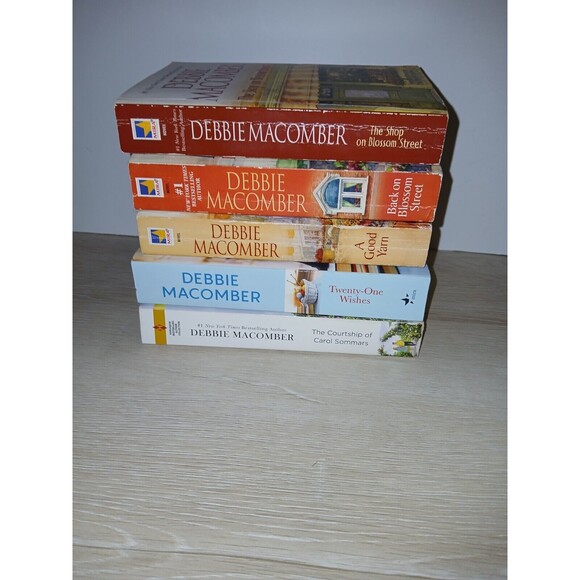 Lot of 5 Paperback Books by Debbie Macomber Romance 4 Are Blossom Street Series - Picture 3 of 13
